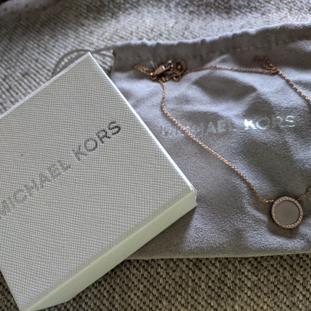 Michael Kors Rose Gold Necklace